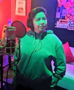 شرين عبدالوهاب من داخل الإستوديو تستعد لعمل غنائي جديد