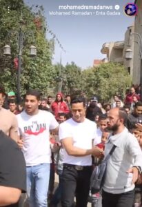 محمد رمضان من تصوير فيلم هارلي