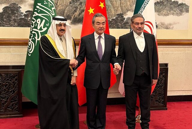 توقيع اتفاقية عودة العلاقات السعودية الإيرانية