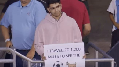 سافرت لمسافة 1200 ميل لمشاهدة الـGOAT