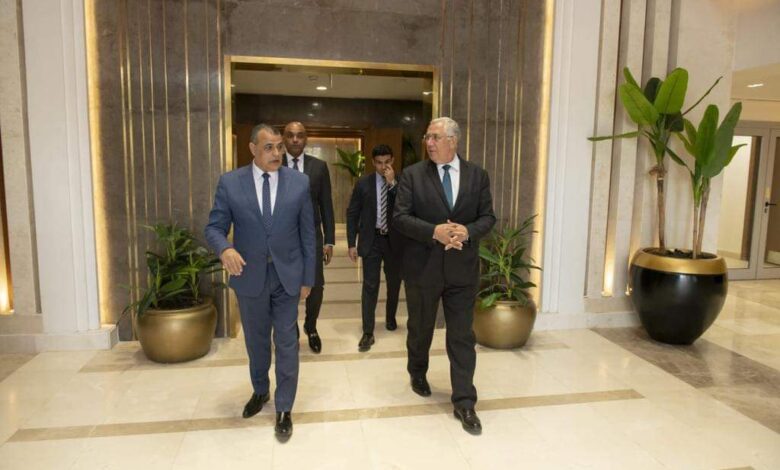 وزير الإنتاج الحربي ووزير الزراعة