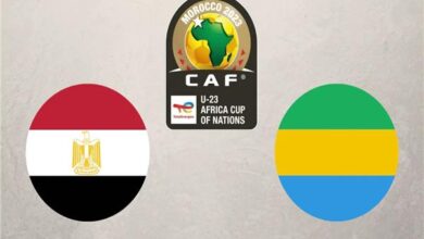 بث مباشر لمباراة مصر ضد الجابون