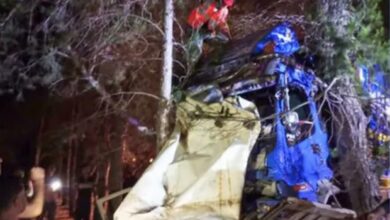 حادث سير مروع أدى الى وفاة 16 شخصاً على طريق حمص