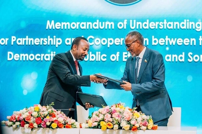 إتفاق إثيوبيا وأرض الصومال