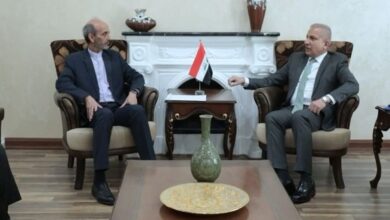 وزير الخارجية العراقى وسفير إيران