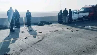 حادث تصادم السيارتين