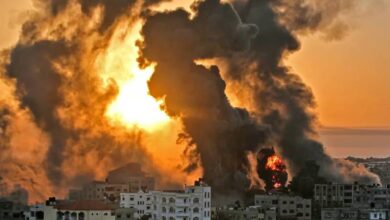 القصف الإسرائيلى على غزة