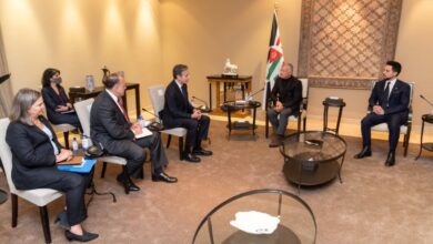 اجتماع العاهل الأردنى مع بلينكن