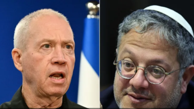 وزيرا الأمن والدفاع الإسرائيلي