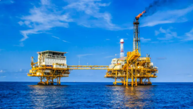 منطقة نفط بحرية